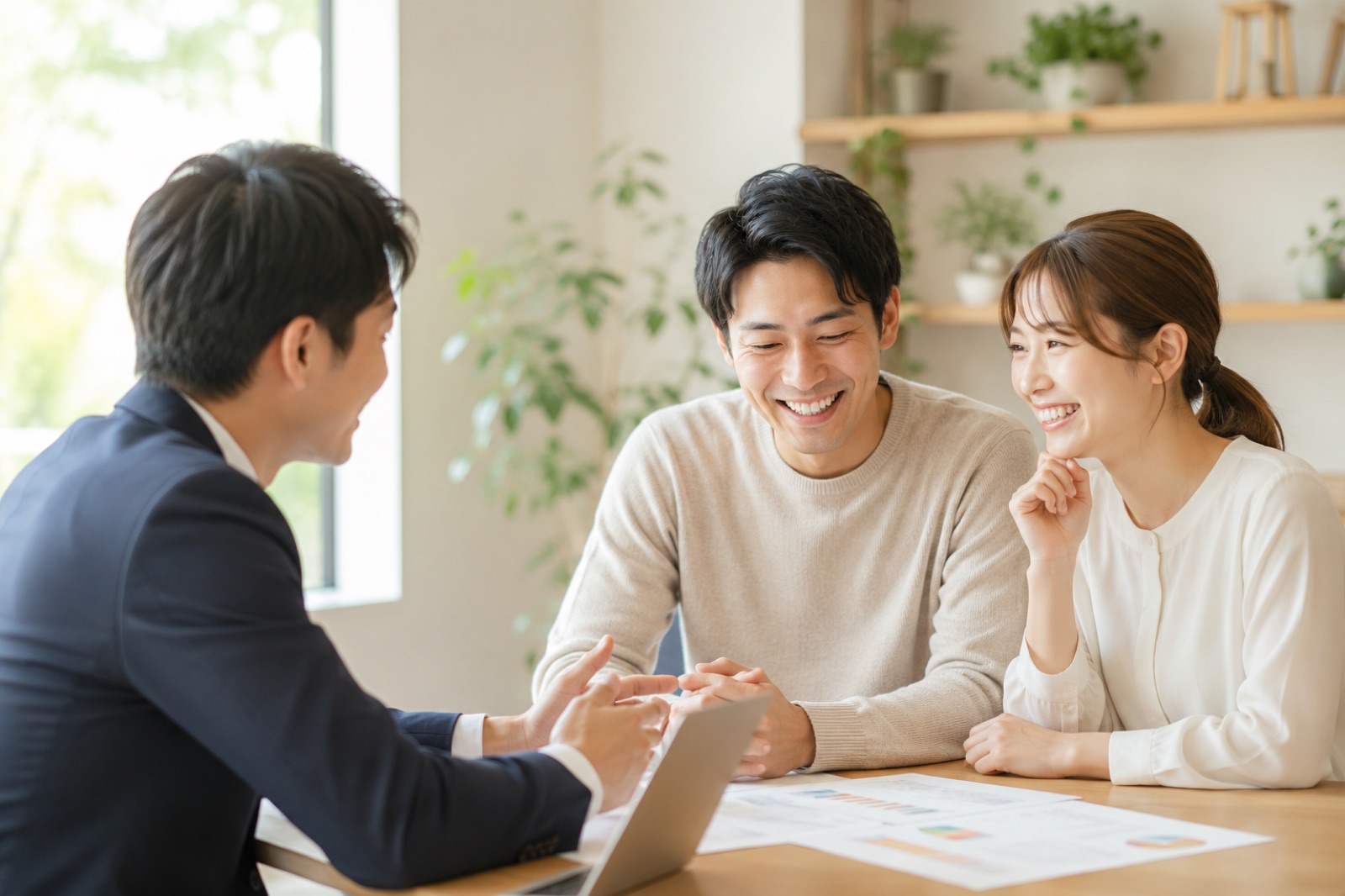 ご夫婦と対話するファイナンシャルプランナー
